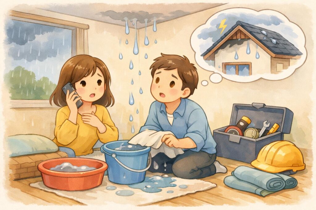 雨漏り調査・修繕 けんおうリノベーション